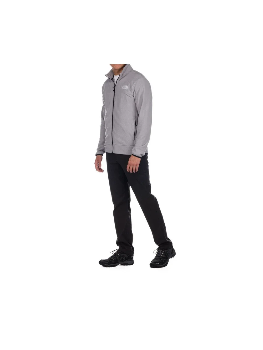 THE NORTH FACE Anchor Full Zip Mens Fleece Meld Grey Size Large (MSRP $79)